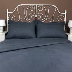 Duvet Cover Linen Atlanta Charcoal