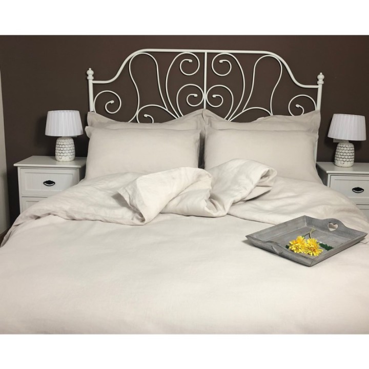 Duvet Cover Linen Atlanta Cream