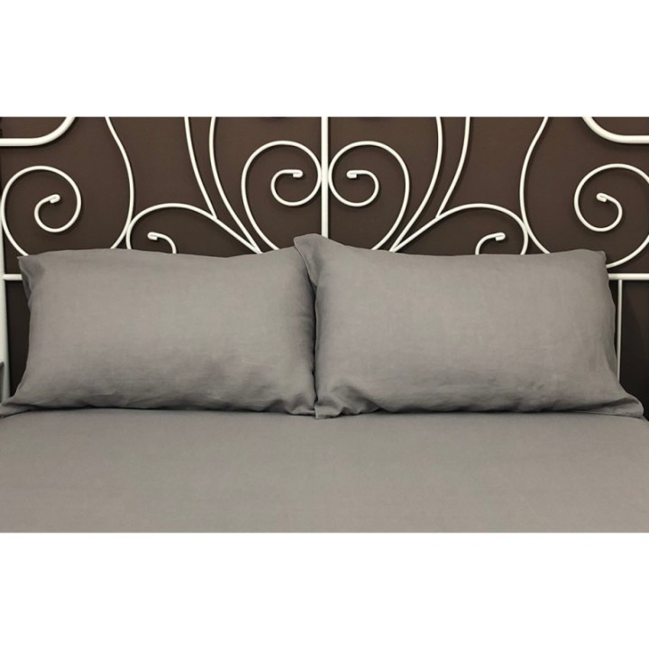 Pillowcase Classic Linen Atlanta Grey