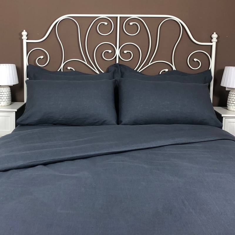 Pillowcase Classic Linen Atlanta Charcoal Pillowcase Classic Linen Atlanta Charcoal