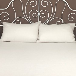 Classic Pure Linen Pillowcases, Cream Cream White Linen Bed Pillowcase Made