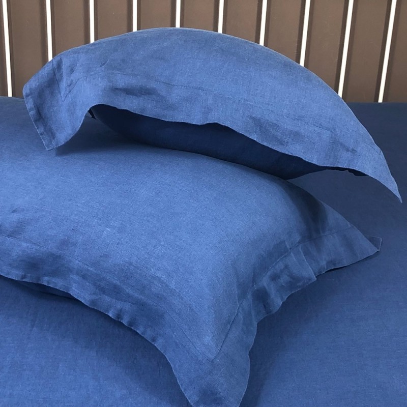 Pillowcase Oxford Linen Atlanta Blue Pillowcase Oxford Linen Atlanta Blue