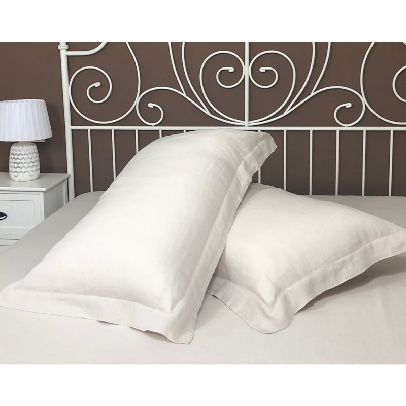 Set of Two Pillowcase Oxford Linen Atlanta Cream Set of Two Pillowcase Oxford Linen Atlanta Cream