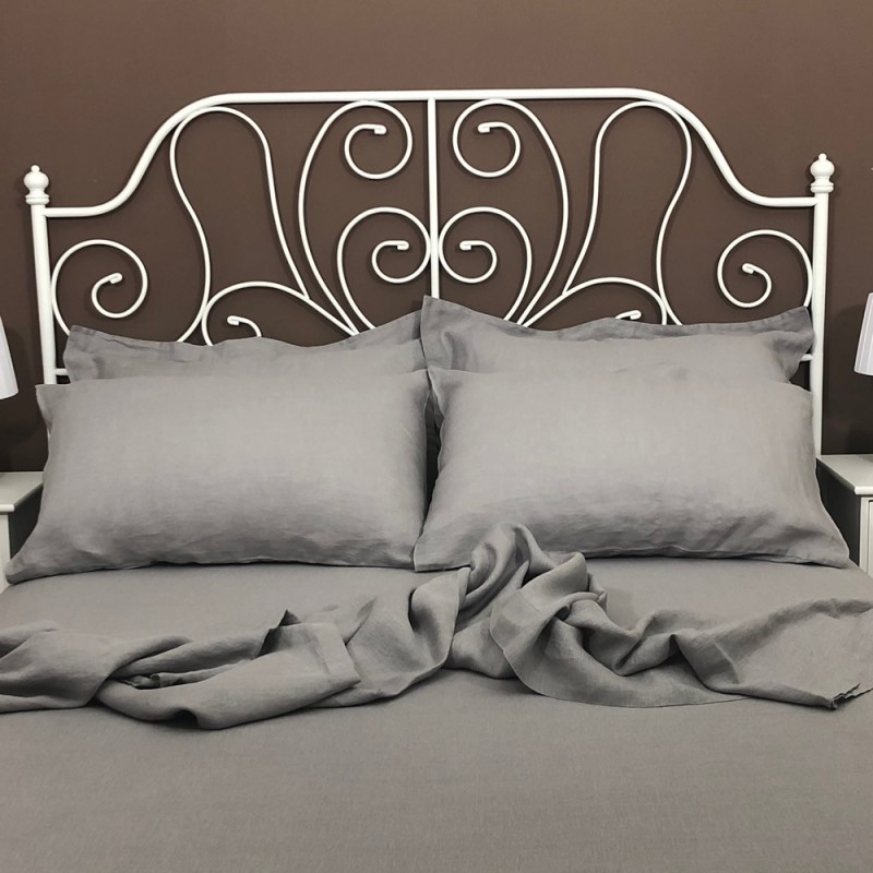 Flat Sheet Linen Atlanta Grey Flat Sheet Linen Atlanta Grey