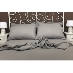 Flat Sheet Linen Atlanta Grey