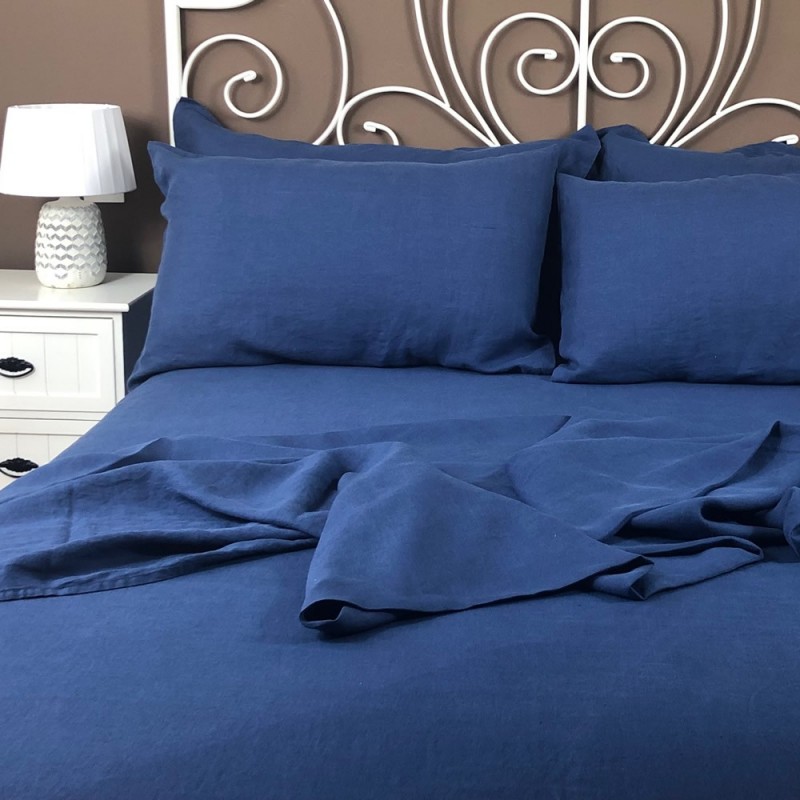 Flat Sheet Linen Atlanta Blue Flat Sheet Linen Atlanta Blue