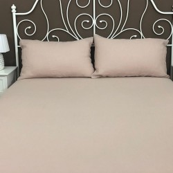 Fitted Sheet Linen Atlanta Rosé