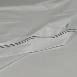 Flat sheet grey trim Egyptian Cotton 200 Thread Count Percale Porto Flat sheet grey trim Egyptian Cotton 200 Thread Count Percale Porto