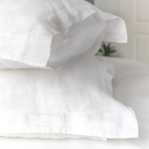 flax linen pillowcases Atlanta Collection