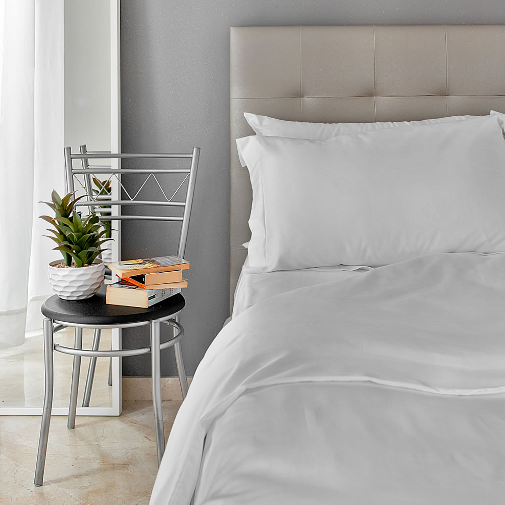 High end Egyptian white cotton duvet covers