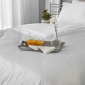 Luxury flat sheet made from Egyptian cotton